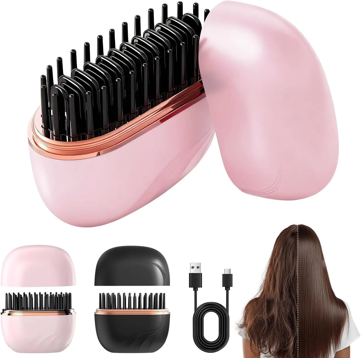 Zinga Viral Heated Portable Hair Straightener