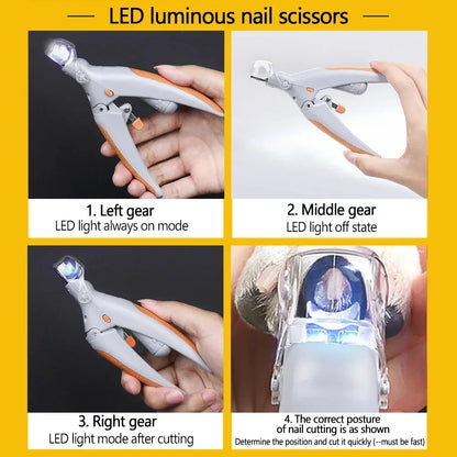 Zinga OmniTrim™ LED Pet Nail Clippers