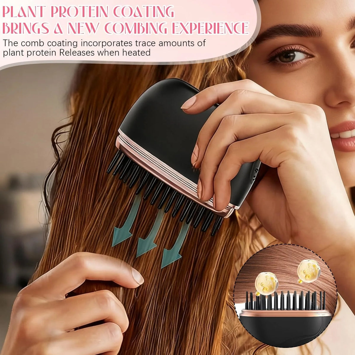 Zinga Viral Heated Portable Hair Straightener