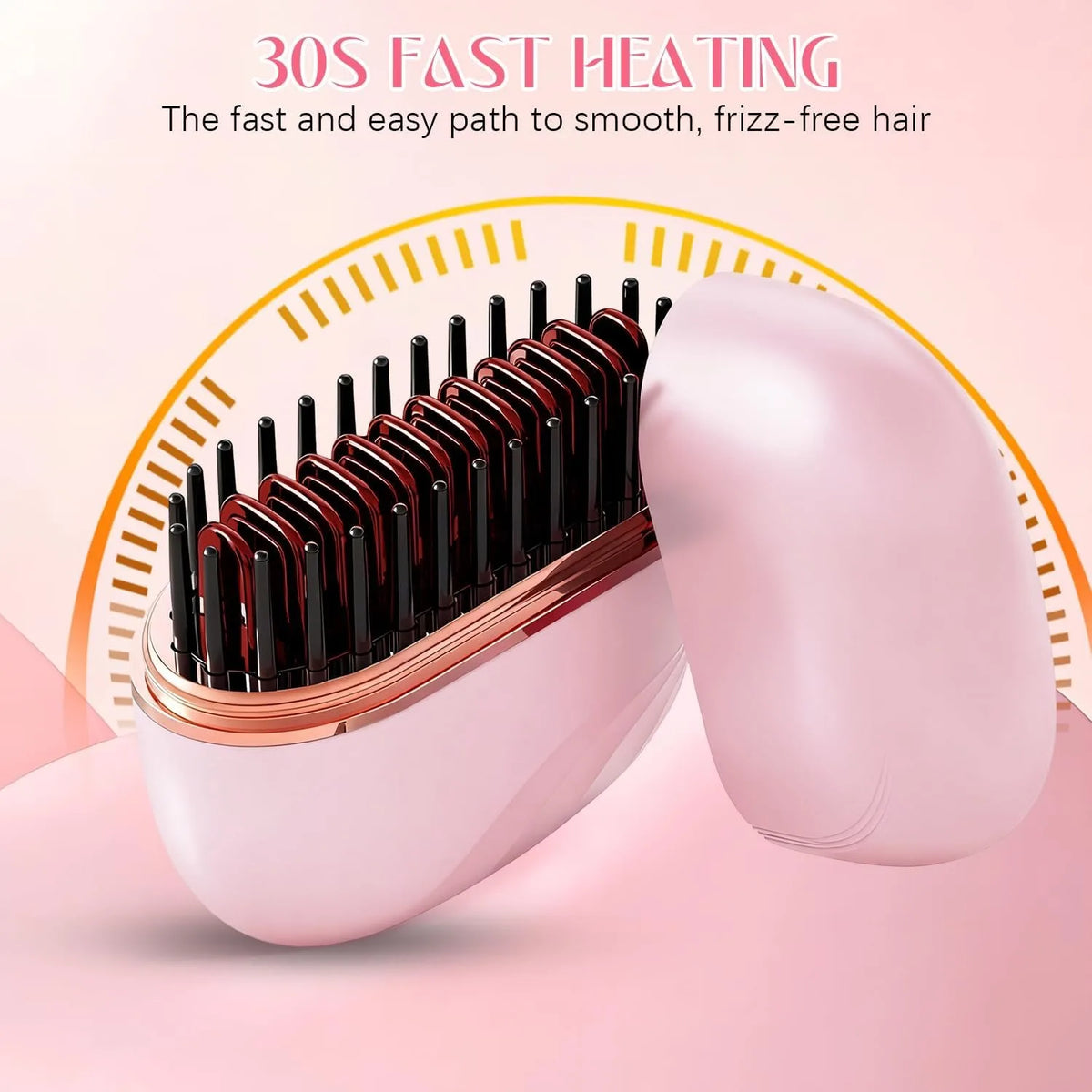 Zinga Viral Heated Portable Hair Straightener