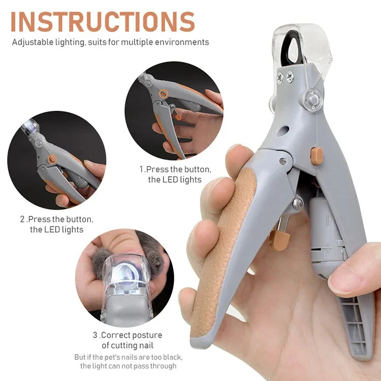 Zinga OmniTrim™ LED Pet Nail Clippers
